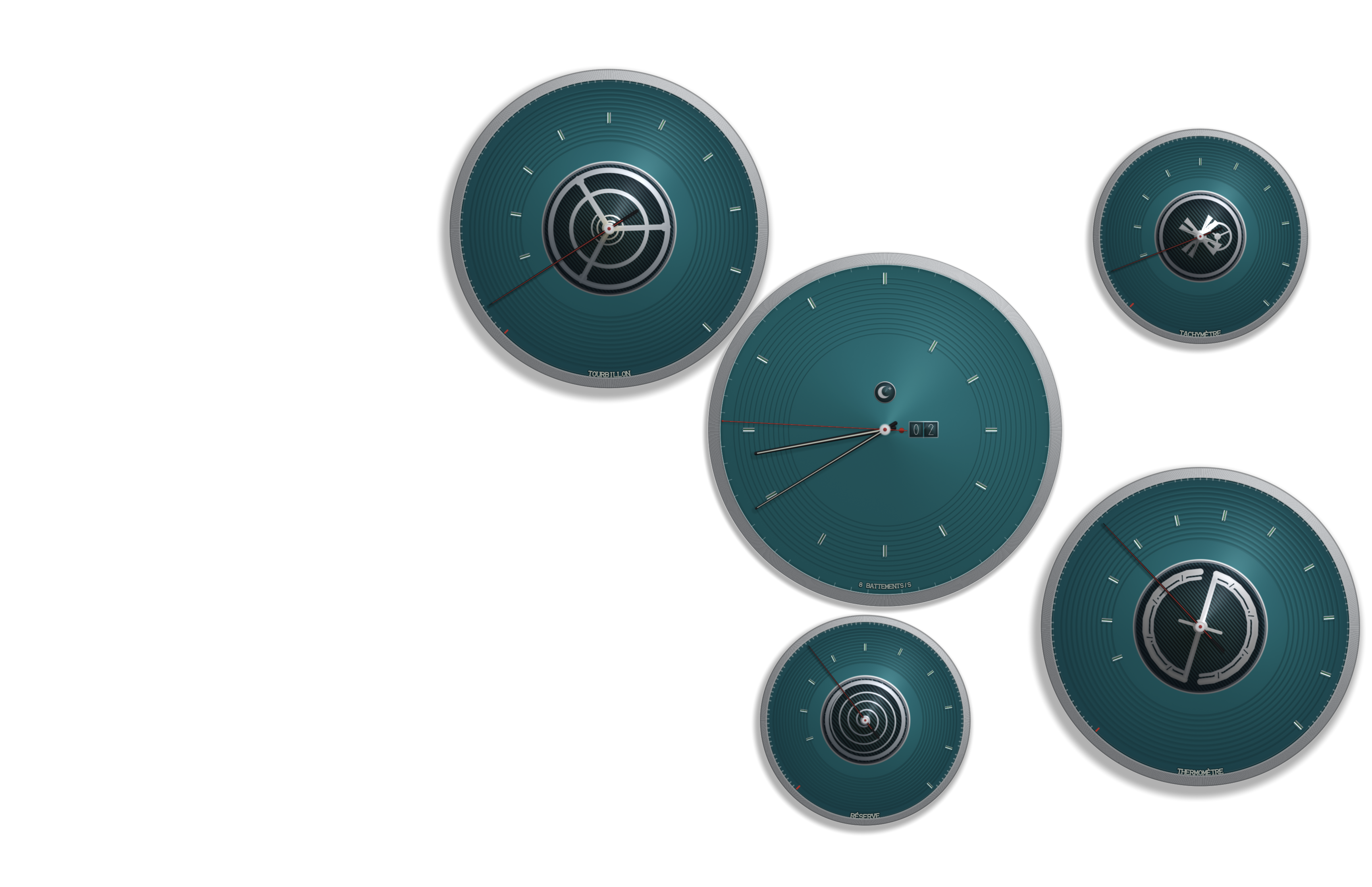ChronoMetrics with custom dial layout